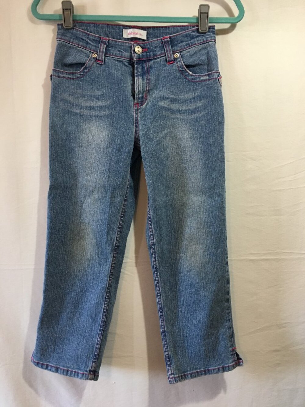 Faded Denim Girls Jeans